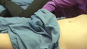 stepmom punishes my jerking with urethral finger and strapon ass fuck