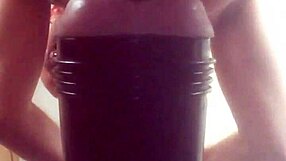 gazzadomm poundin my fleshlight toy like crazy daddy style