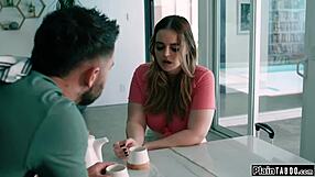 My Boss's Hospitality Costs Me On My Knees Deepthroating In The Shower