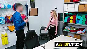 i'm the tender blonde shoplifter an i gotta take that huge cock law