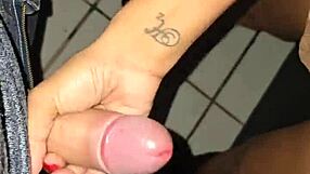 gloryhole guy fails so hubby licks milf pussy cuckold style till she cums hard