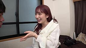 whoa check out this japanese college girl's G-cup tits bouncing wild in bed 😍 huge natural boobs get licked hard