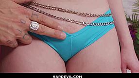 redhead harley loves deepthroating bryan gozzling's cock with sloppy worship