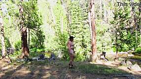 Simscristian05 strips naked in sheer forest update
