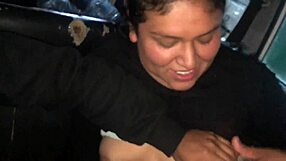 Single mother sucks cock in taxi on Lima streets
