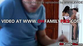 big tits asian stepsis threesome with stepbro and friend