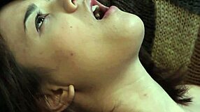Asian teen Lily Rei rubs clit to explosive orgasm in high def solo bliss