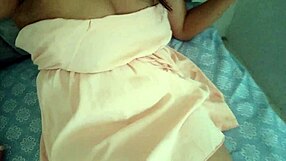 hot mare plays with her pussy and big tits