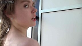 Princess Alice's Skinny Ass Gaped by Big Cock Anal Orgasm Ends in Cum-Filled Mouth