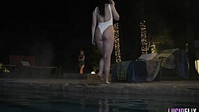 Petite Charly and Jill Lick Pussy in Lucid Threesome Bliss?