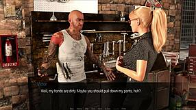 Jessica oneil delivers her signature erotic handjob in hard news scene