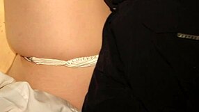 Satin panties wife spreads wide for deep creampie after intense passionate pounding session