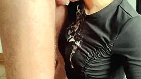 Pretty slave chokes gagging on double face fucking deepthroat with sloppy ball licking
