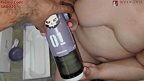 i suck skull man's balls as he cums inside me