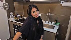 Wife deepthroats husband's monster cock after work to revive him alejandra palacios!
