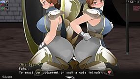 yume-same tall giantess crushes with facesitting femdom defeat