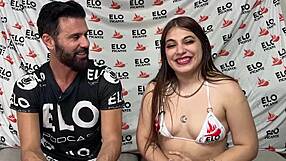 valentina alva spanks her big latina ass with a banana to heat things up