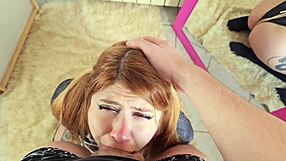 coraljade stuck during rough doggystyle face fuck. spiderman cosplay pov pounding