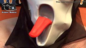 Chubby BBW Fucks Monster Cock at Halloween Party