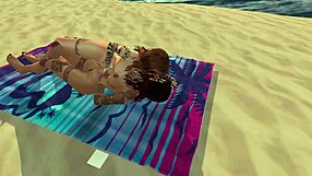 K and P's Beach Lesbian Orgasms Beckon You Closer