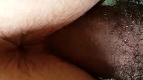 curvy girlfriend bends over for bare bbc in amateur pov doggystyle