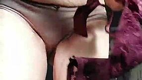 Granny Slut Fucks Hairy Pussy Deep With Huge Dildo
