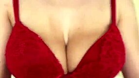 stepmom flaunts her massive milky natural tits up close