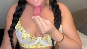 hey british student, your solo squirt toy play looks so horny