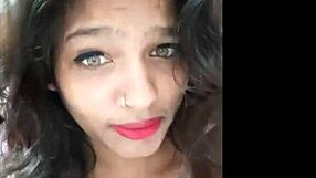 Very cute Indian teen Sarika CRAVES sucking her stepbro's cock