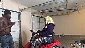 Blonde Marilyn Melons' Big Clit Pussy and Natural Tits Wrap Rome Majors' Monster Cock Handjob Titfuck