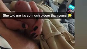 Cheating college girlfriend bent over doggystyle on snapchat cucked with creampie debt payment