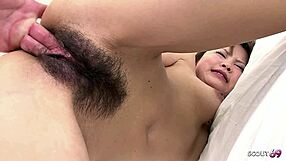 Japanese real doll roleplay hides uncensored jav pounding cum in mouth