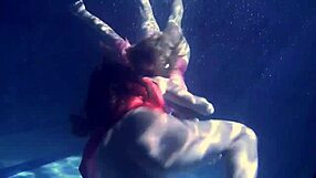 wanna dive into lilia mihalkova and natalia kupalka's underwater lesbian play?
