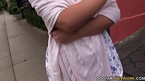 caprice capone drops to knees sucking huge bbc before pov fucking