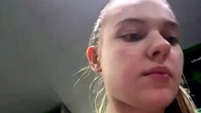 whoa check out this extreme public gym squirt from wet pussy fingering