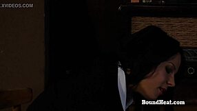 Innocent Slave Bound in Lingerie Gets No Escape from Mistress' Electroshock Femdom Humiliation Training?