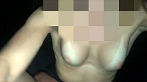 alone in swing cabin watching girlfriend with big black cock