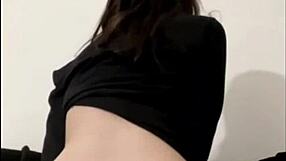 Think your girlfriend's innocent? Watch this slutty British one squirt on cam