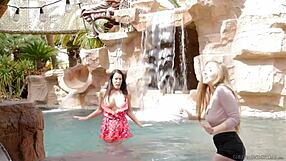 Step Mom Reagan Foxx And Lena Paul Swap Daughters At Night Club