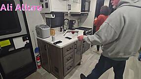 ali allure sneaks into camper for stepson anal creampie fingering part 1