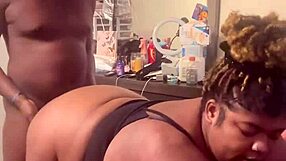 Oh Yes I Love Getting Bussed Down! Big Black Cock At Bed Edge!