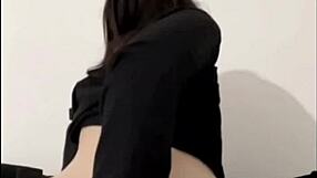 Think your girlfriend's innocent? Watch this slutty British one squirt on cam