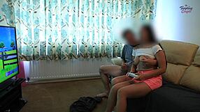 What If Your Chinese Gamer Roommate Let You Facefuck Her Free-Use Style During Fortnite?