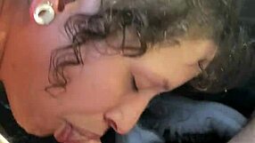 Pretty Hooker Deepthroats Cock in Car Then Spits Massive Cum Load