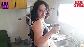 hey stepsis, your bikini ass in kitchen has me hard already?