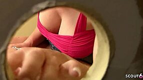 blonde cougar wife tricked into deepthroating first bbc at neighbor gloryhole
