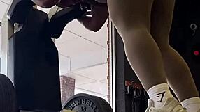 ever wonder what happens when sexy gym asses get too tempting?