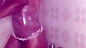 crazybitch shower dildo warm-up before ghanaian biggest dick fucks her...