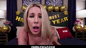 Blonde Milf Stepmom Bunny Madison Wants Virgin Stepson's Huge Dick Pov Orgasm Fuck