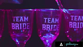 shook bridesmaids watch wild bride charlotte stokely fuck stripper at party!! 😂🍑